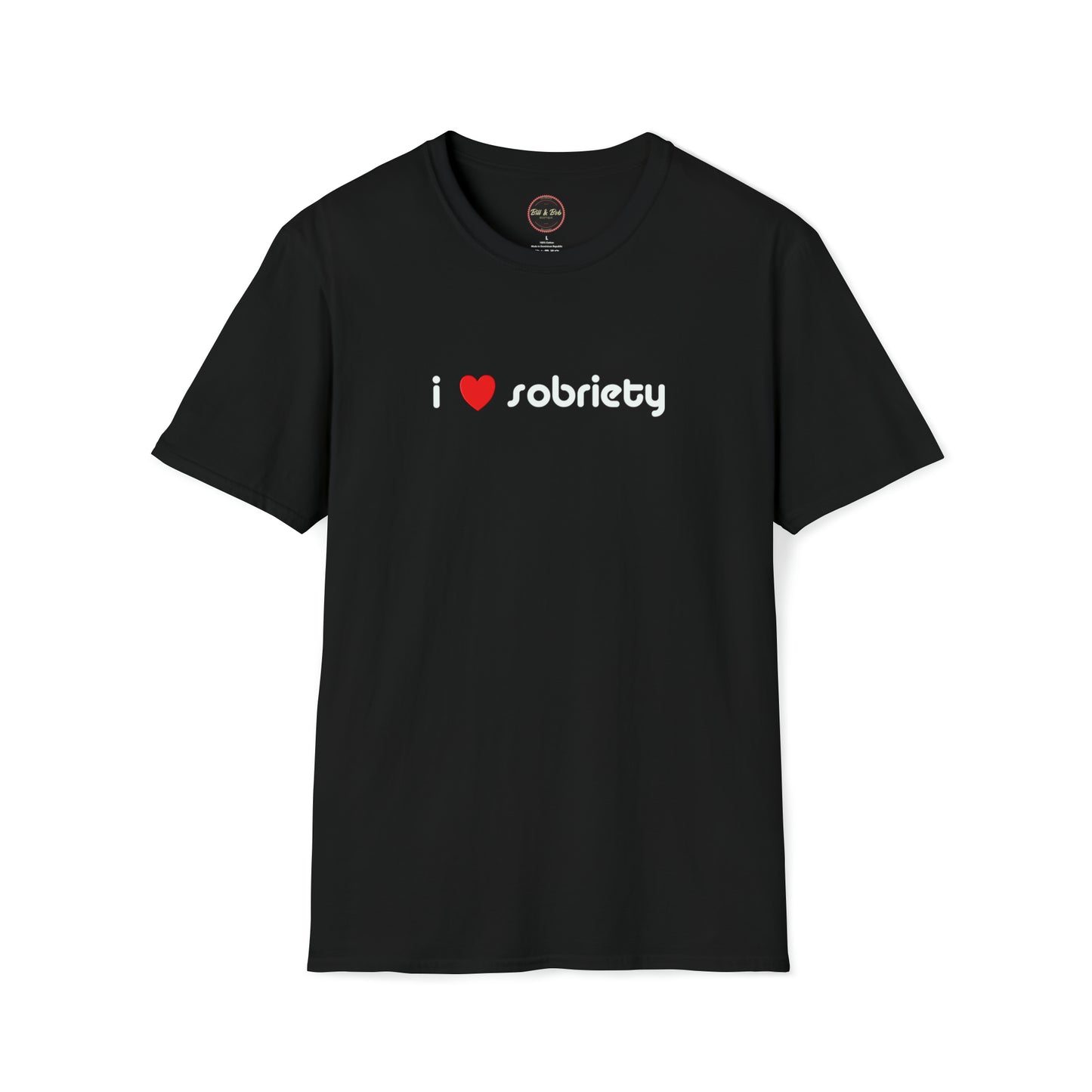 I Heart Sobriety Unisex Softstyle T-Shirt