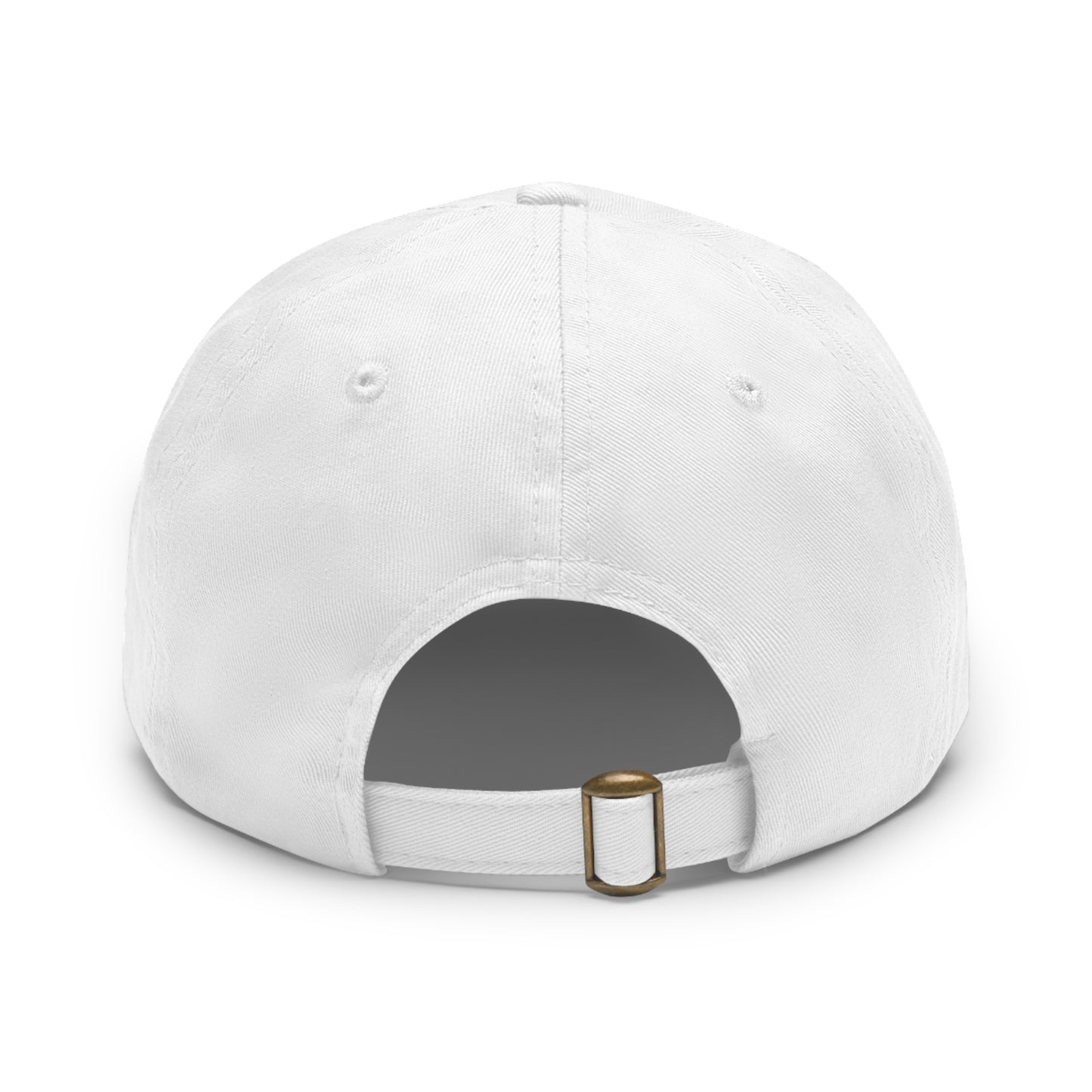 One Day Easy Does It Dad Hat with Leather Patch (Round)