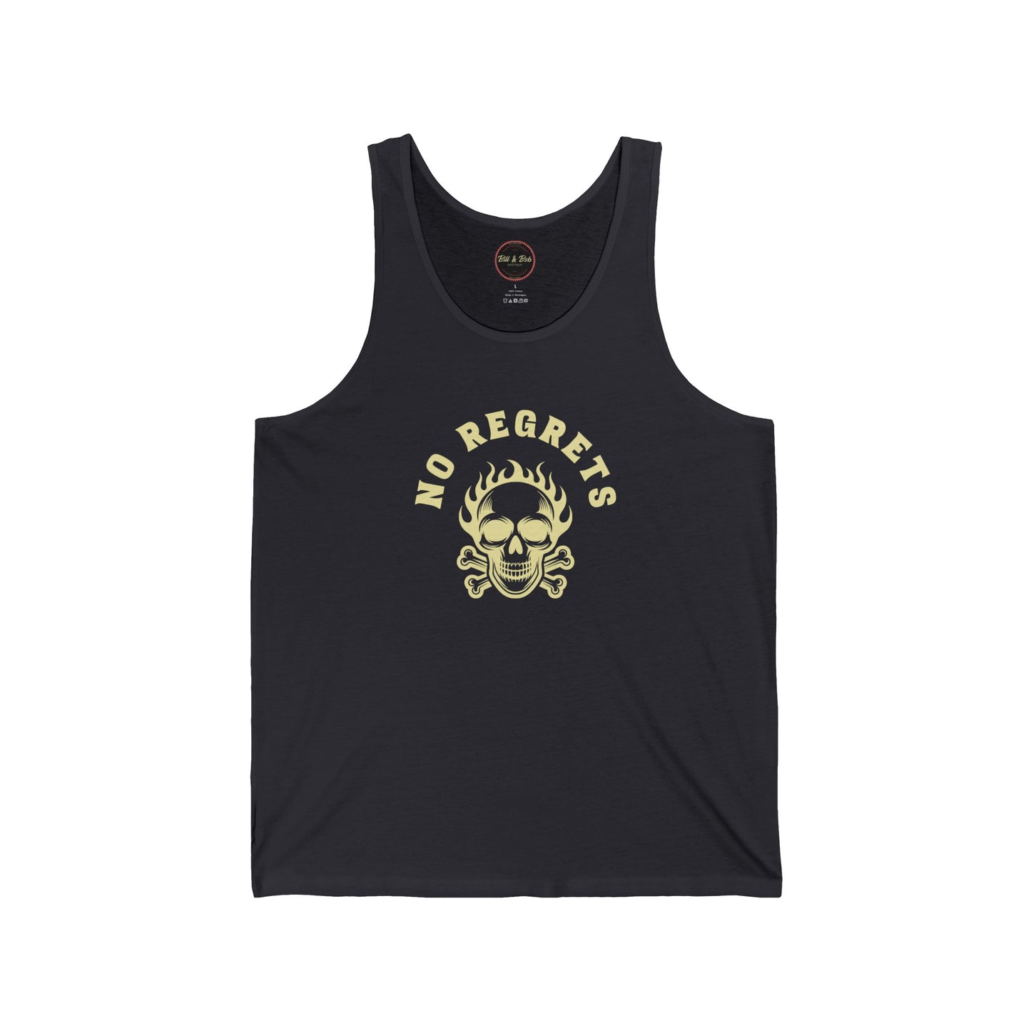 No Regrets Unisex Jersey Tank