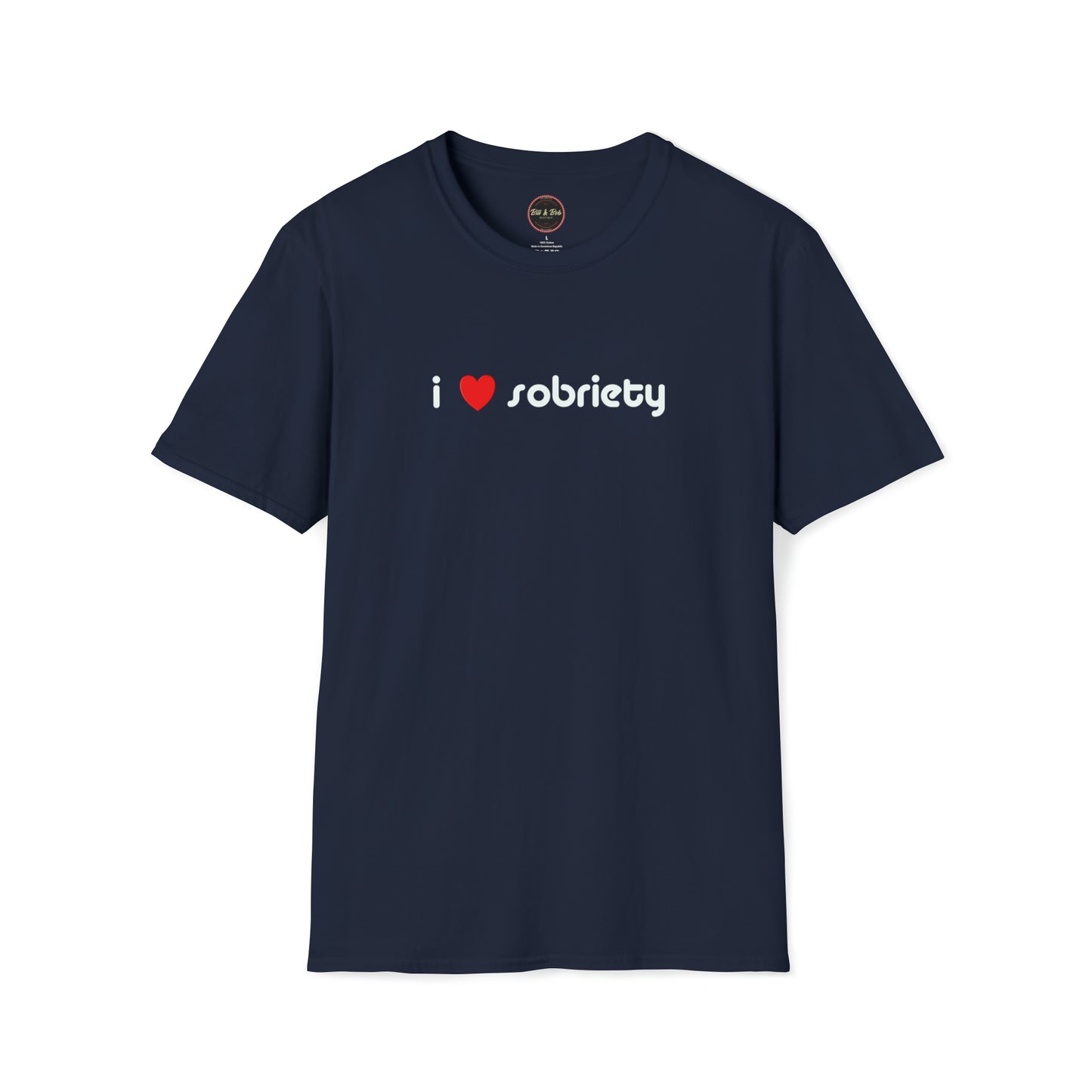 I Heart Sobriety Unisex Softstyle T-Shirt