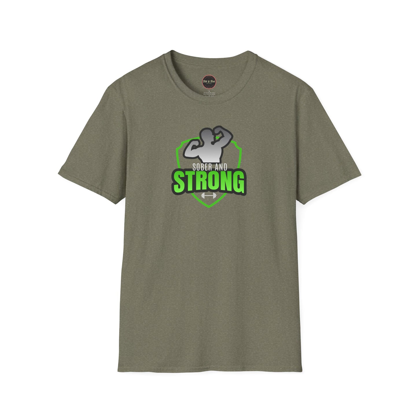 Sober and Strong Unisex Softstyle T-Shirt