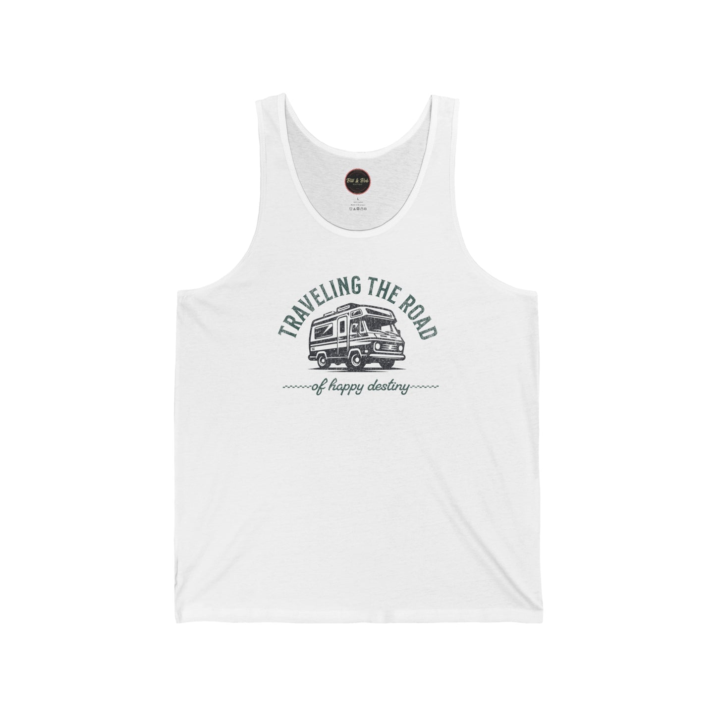 Road of Happy Destiny Unisex Jersey Tank