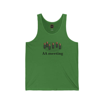 aa meeting Unisex Jersey Tank