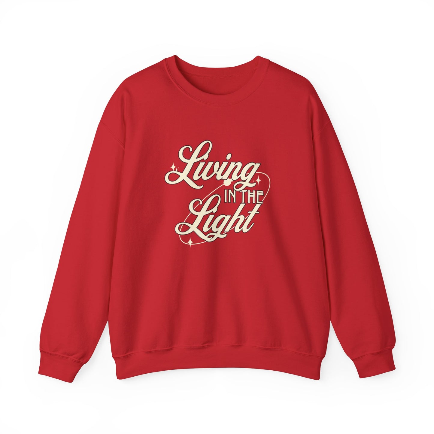 Living in the Light Unisex Heavy Blend™ Crewneck Sweatshirt