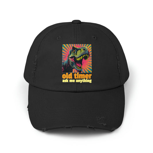Old Timer Unisex Distressed Cap