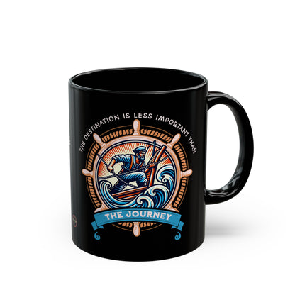 The Journey Black Mug (11oz)