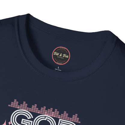 God is in the Pause Unisex Softstyle T-Shirt