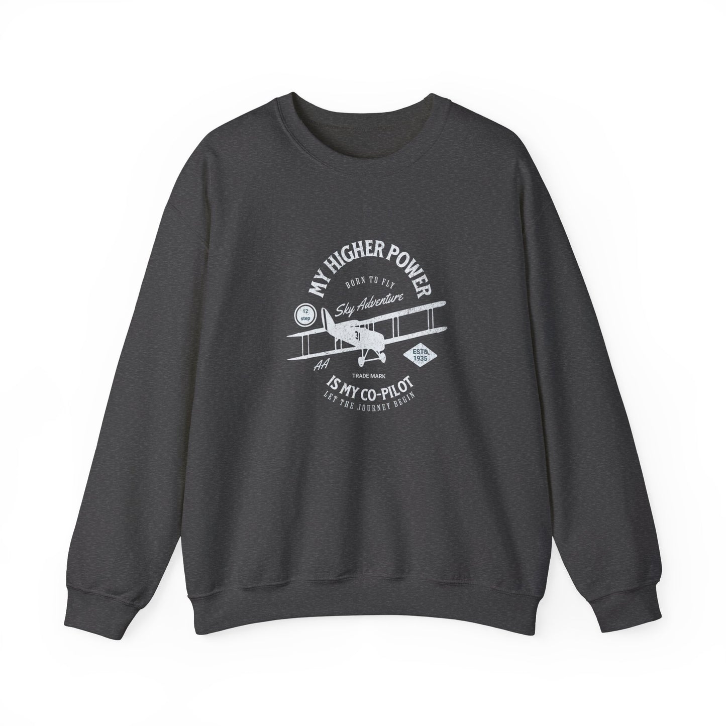 Co-Pilot Unisex Heavy Blend™ Crewneck Sweatshirt