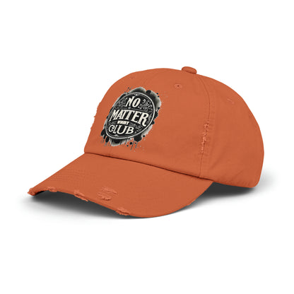 No Matter What Club Unisex Distressed Cap