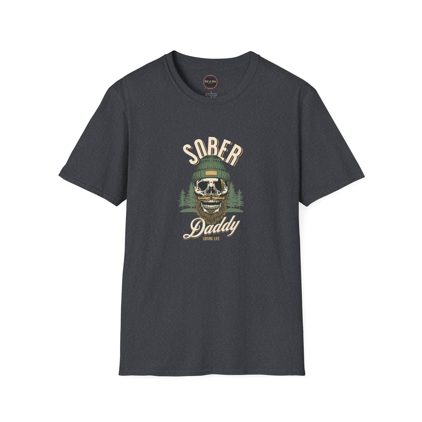 Sober Daddy Unisex Softstyle T-Shirt