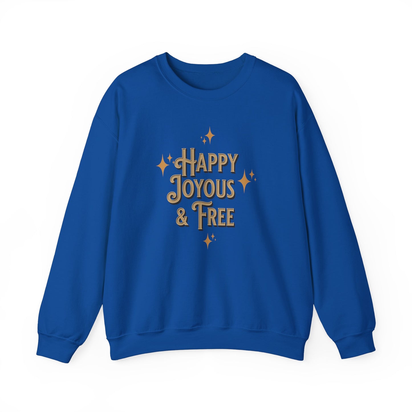 Happy Joyous & Free Unisex Heavy Blend™ Crewneck Sweatshirt