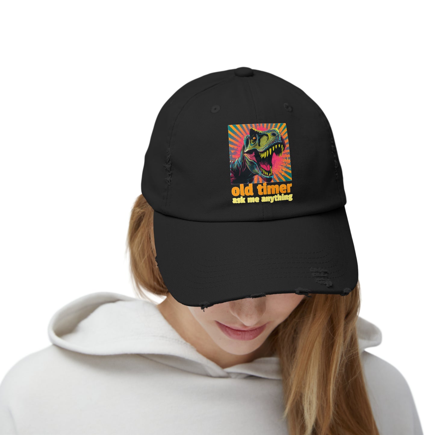 Old Timer Unisex Distressed Cap