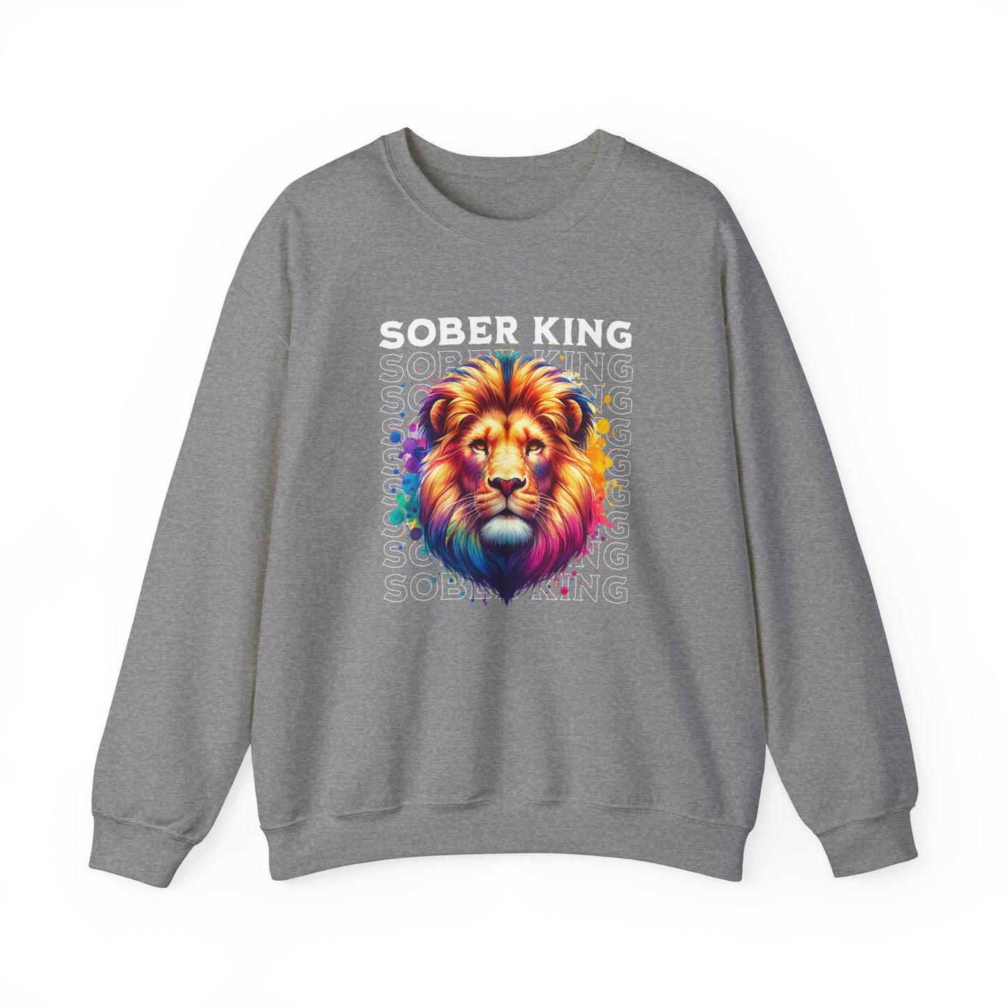 Sober King Unisex Heavy Blend™ Crewneck Sweatshirt