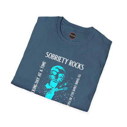 Sobriety Rocks Unisex Softstyle T-Shirt