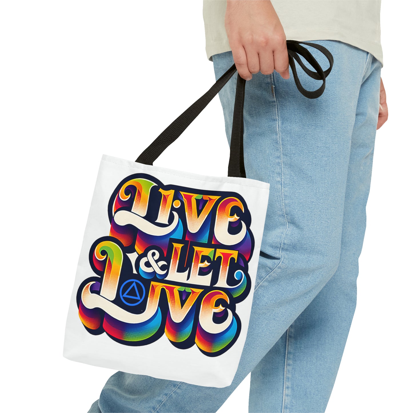 Live and Let Live Tote Bag (AOP)