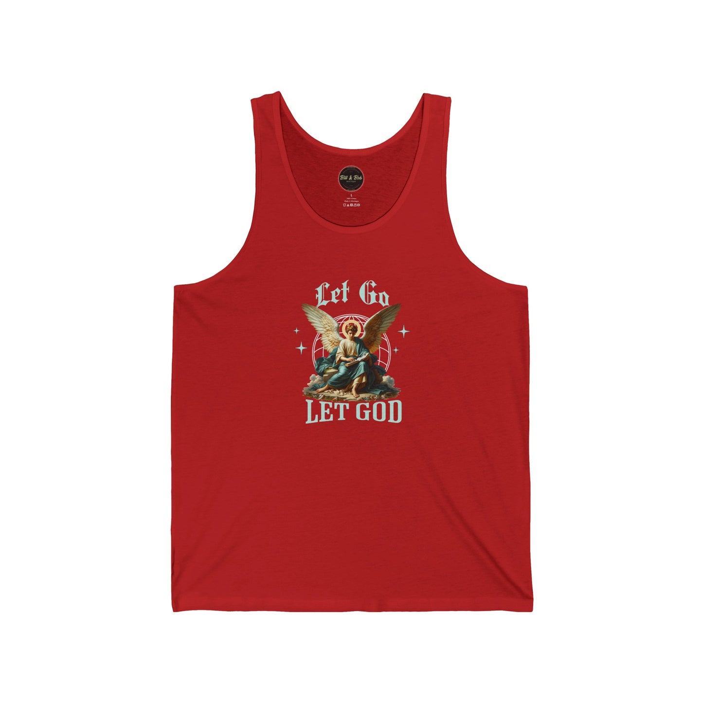 Let Go Let God Unisex Jersey Tank