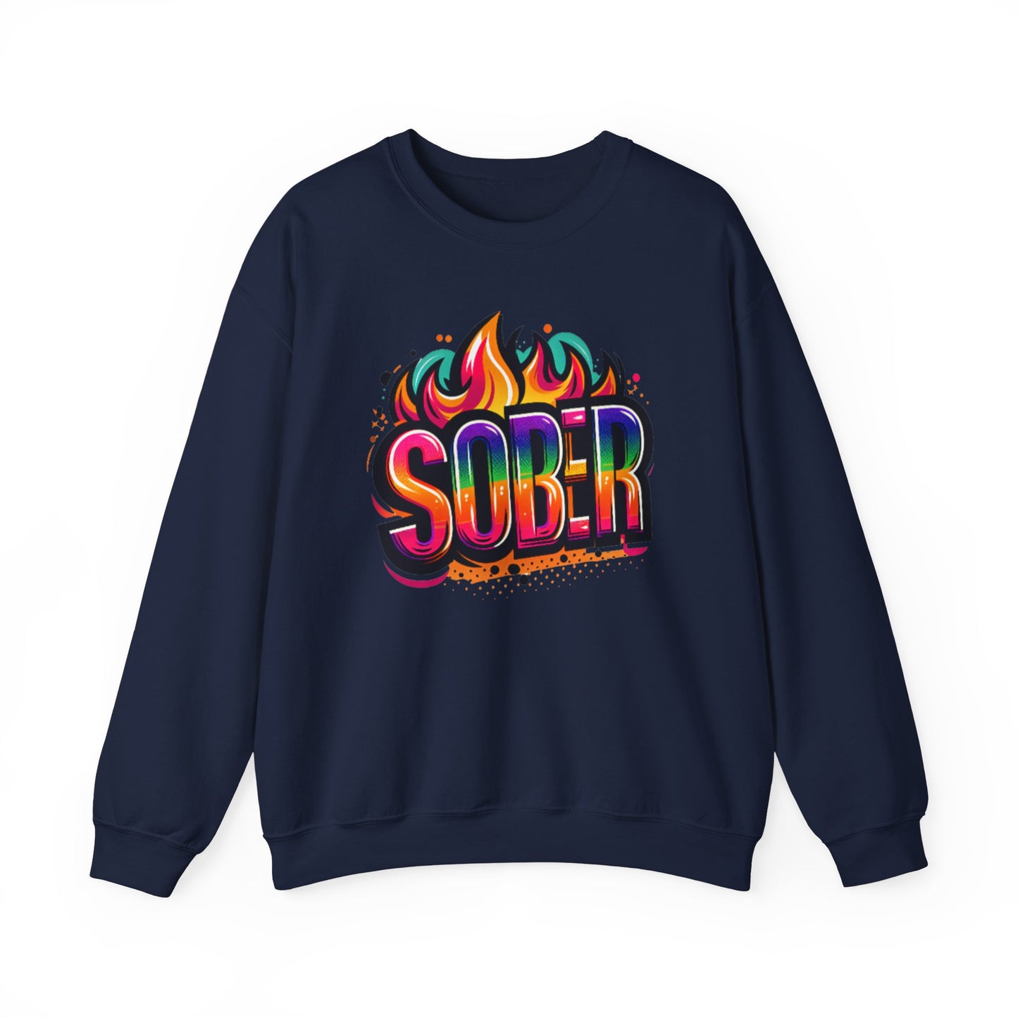 Sober Flames Unisex Heavy Blend™ Crewneck Sweatshirt