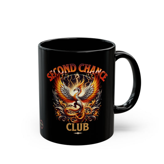 Second Chance Club Black Mug (11oz)