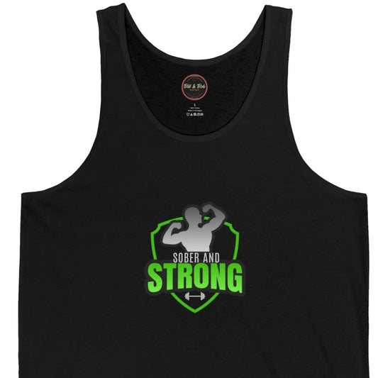 Sober and Strong Unisex Jersey Tank