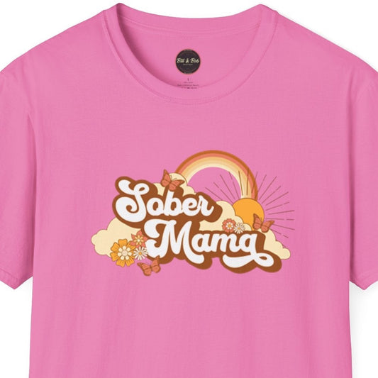 Sober Mama Unisex Softstyle T-Shirt