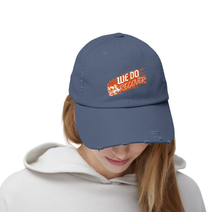 We Do Recover Unisex Distressed Cap