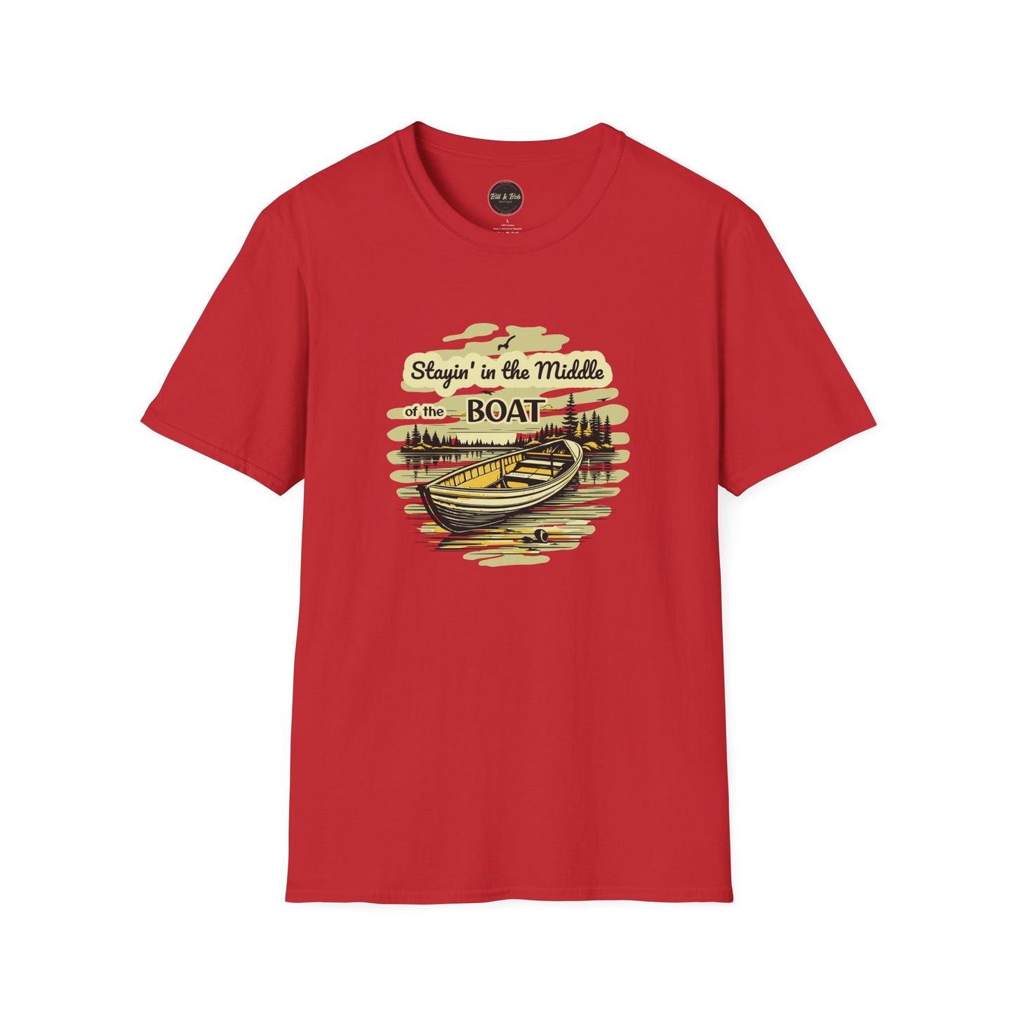 Middle of the Boat Unisex Softstyle T-Shirt
