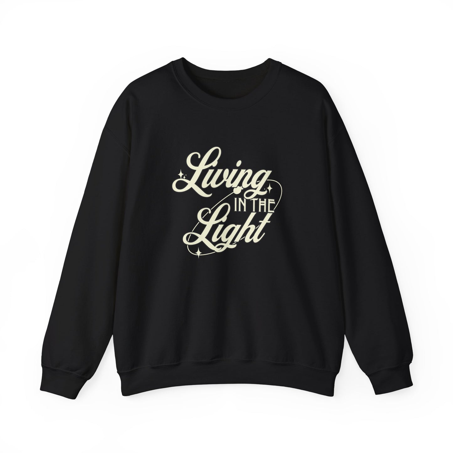 Living in the Light Unisex Heavy Blend™ Crewneck Sweatshirt