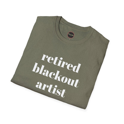 Retired Blackout Artist Unisex Softstyle T-Shirt