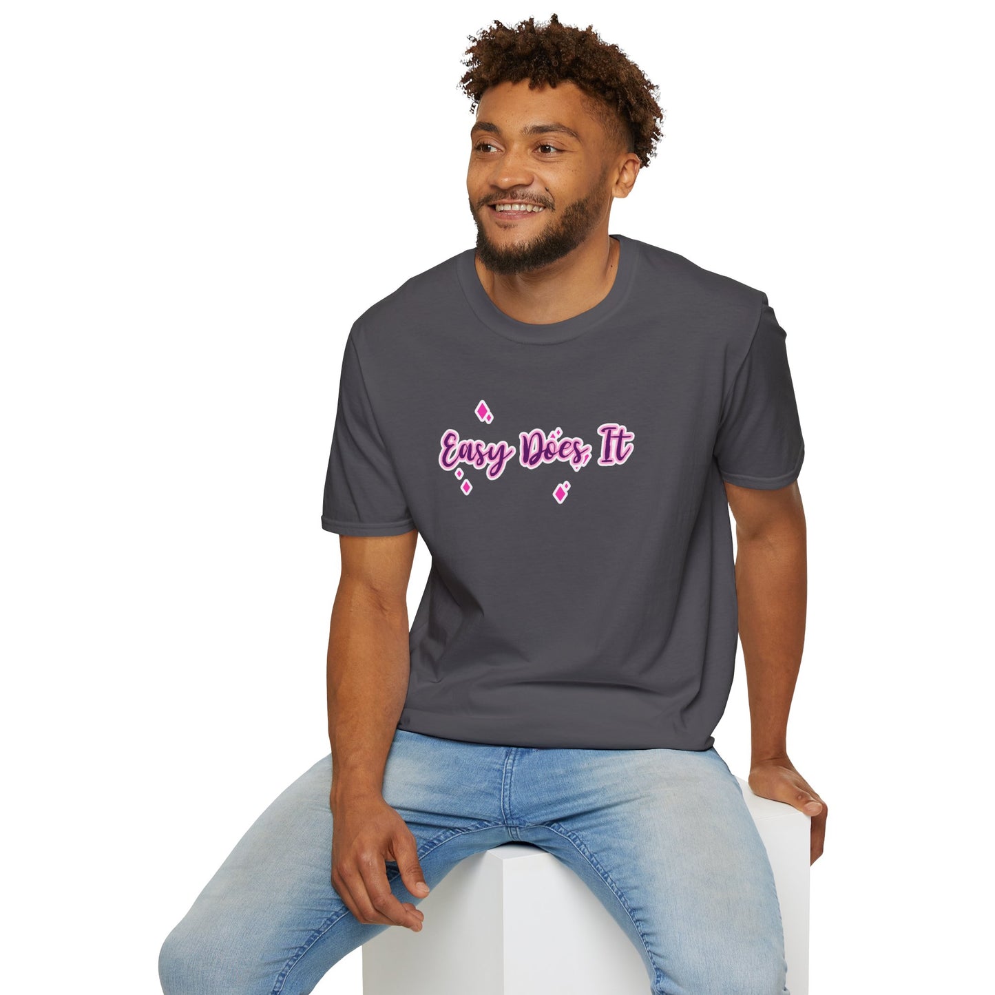 Easy Does It Unisex Softstyle T-Shirt