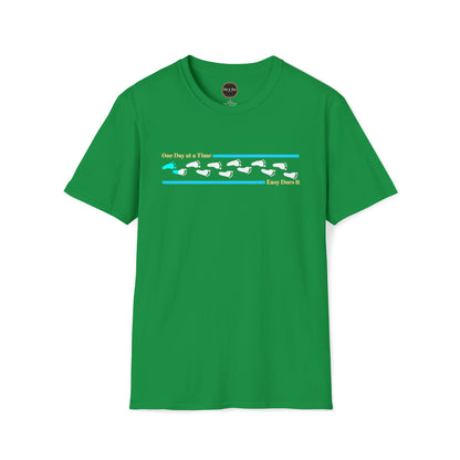 Footprints: 12 Steps Unisex Softstyle T-Shirt