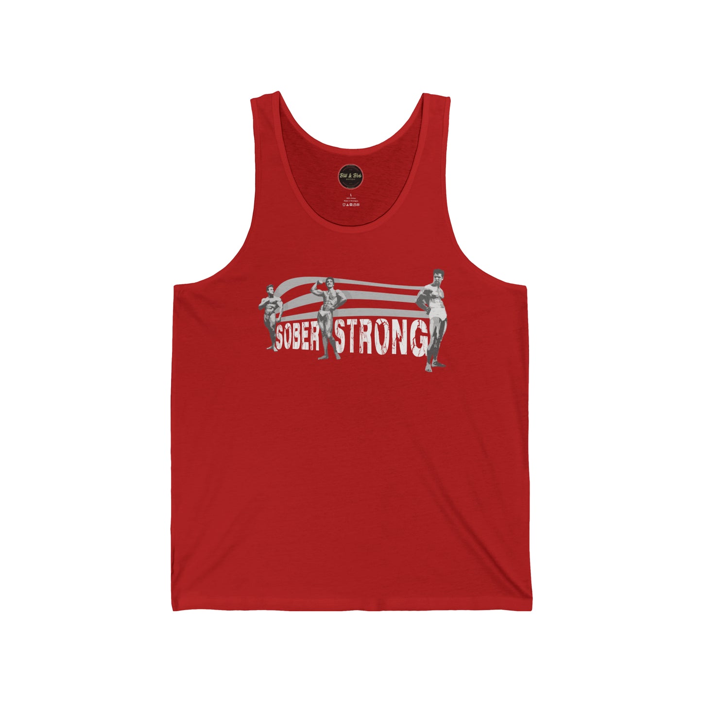 Sober Strong Unisex Jersey Tank