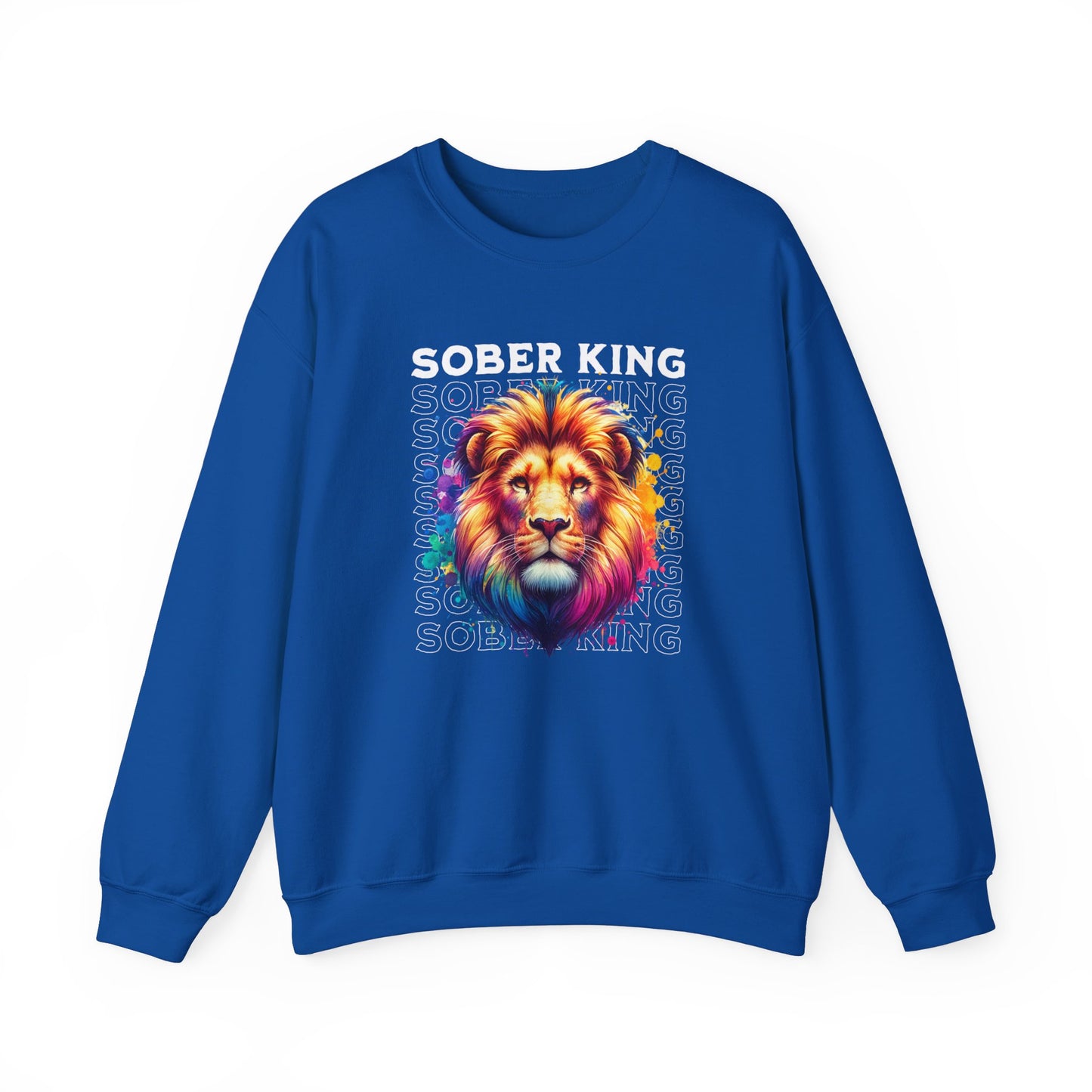 Sober King Unisex Heavy Blend™ Crewneck Sweatshirt