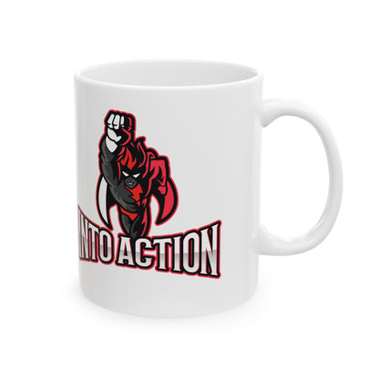 into Action Ceramic Mug, 11oz