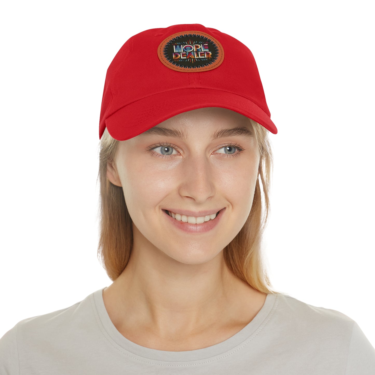Hope Dealer Baseball Cap  Leather Patch (Round)