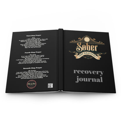 Sober and Grateful Hardcover Journal Matte