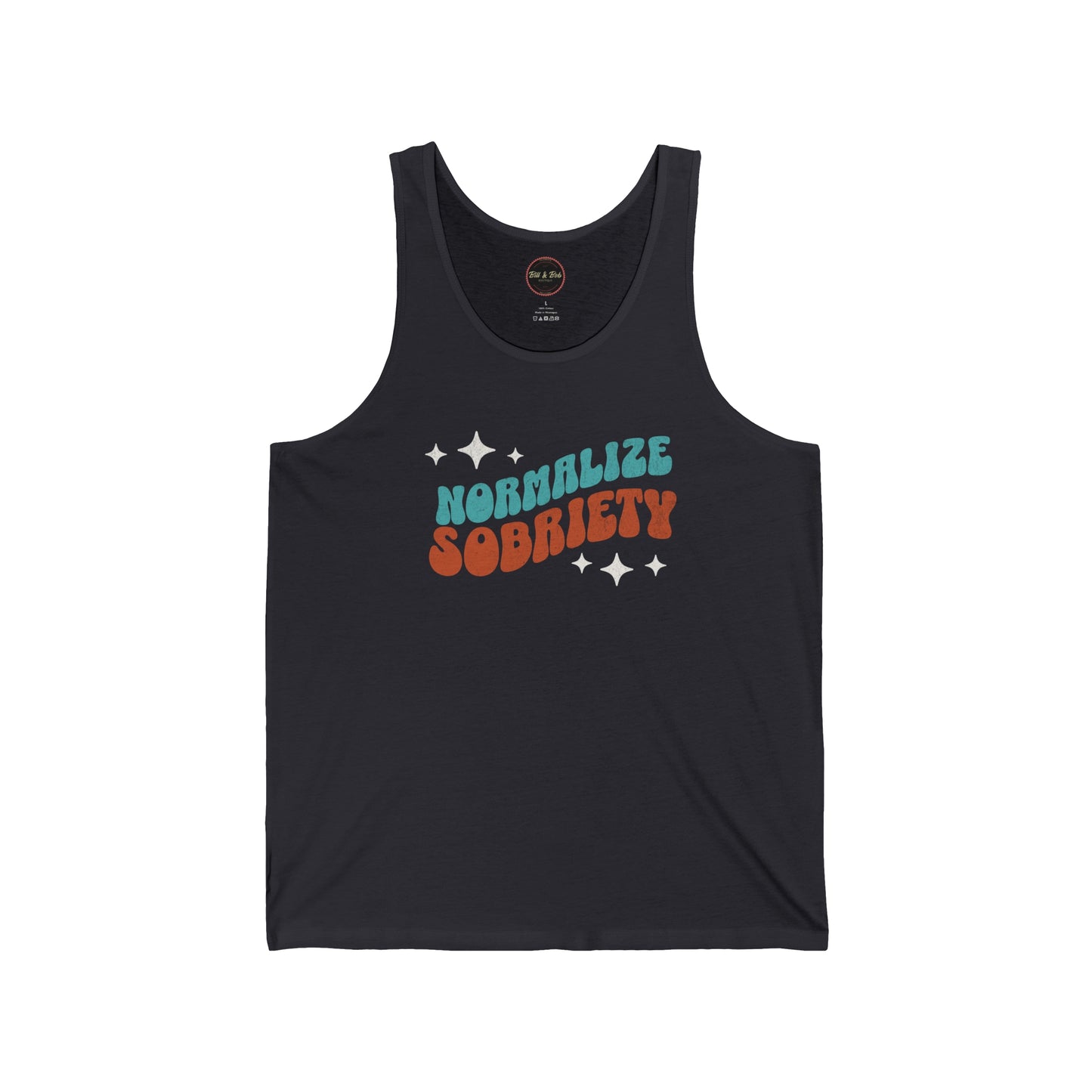 Normalize Sobriety Unisex Jersey Tank