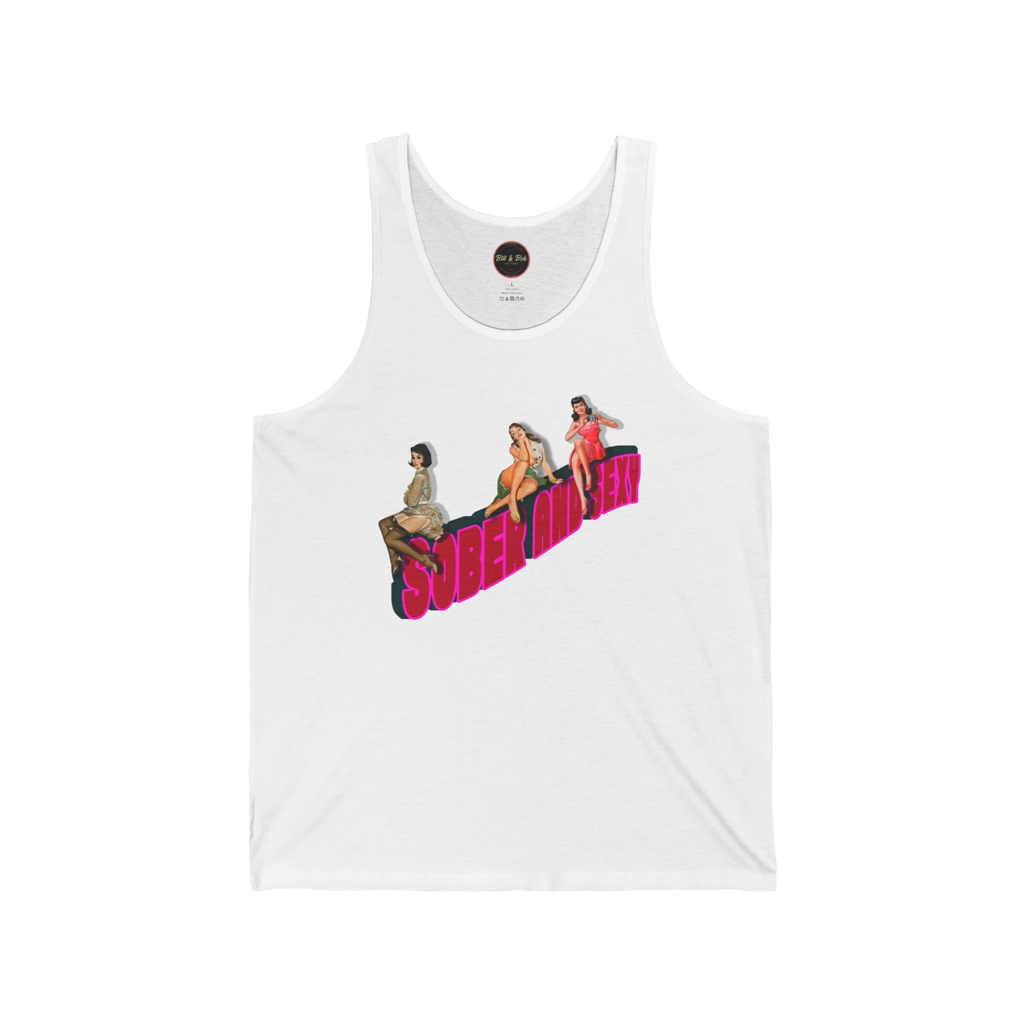 Sober and Sexy Unisex Jersey Tank