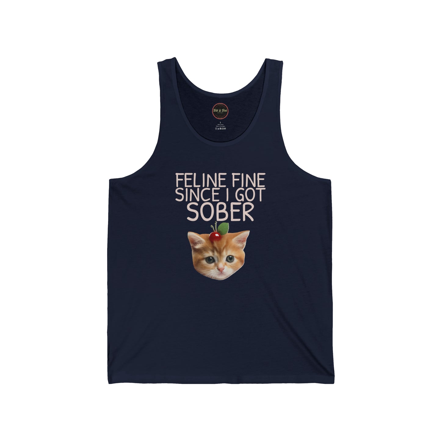 Feline Fine Unisex Jersey Tank