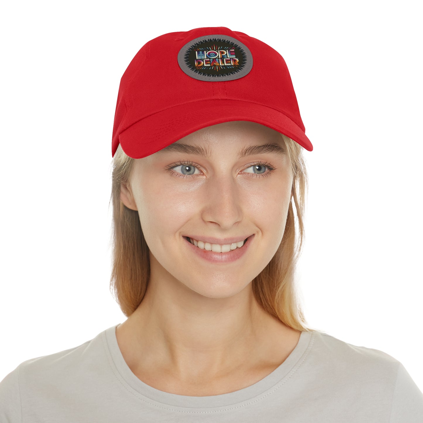 Hope Dealer Baseball Cap  Leather Patch (Round)