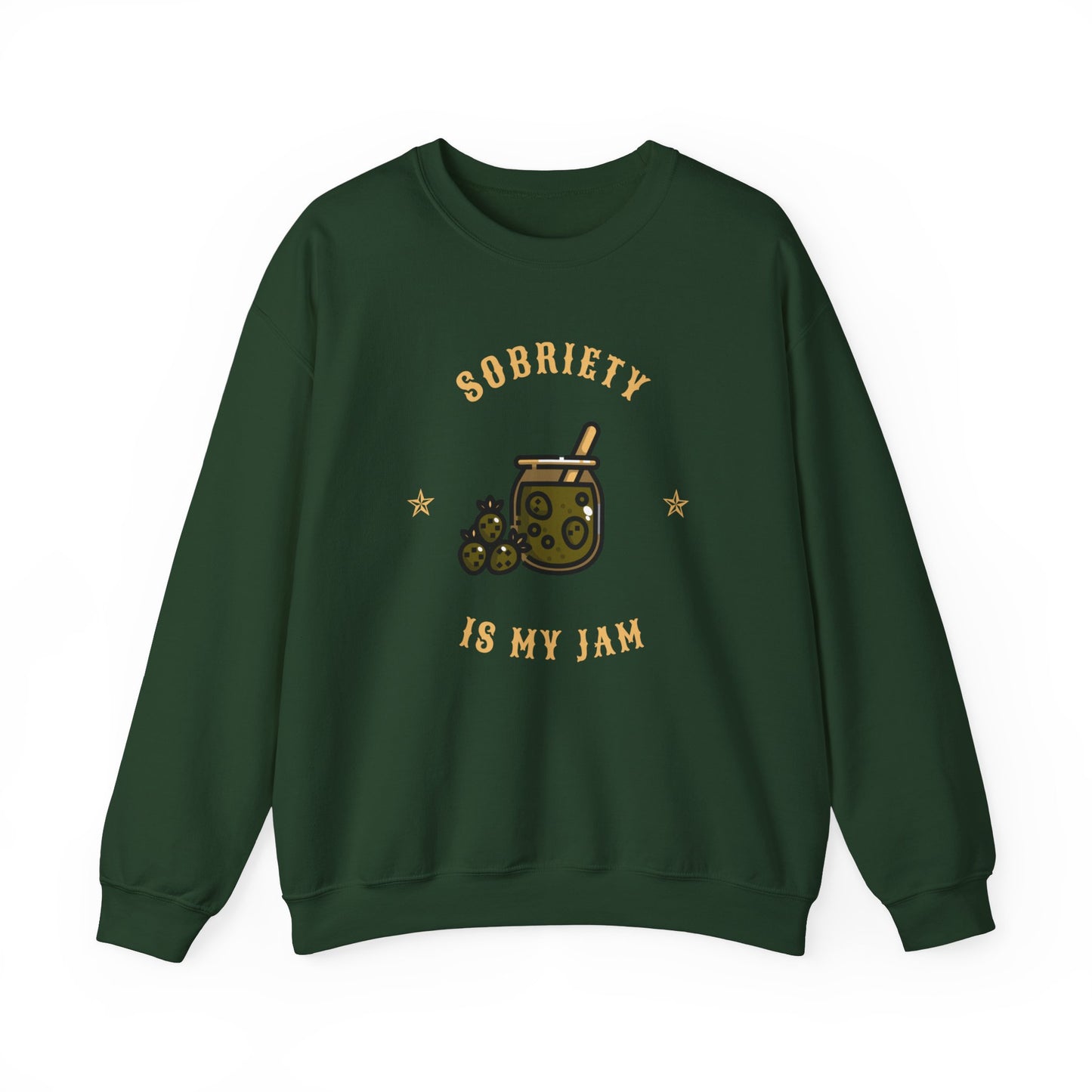 Sobriety is my Jam Unisex Heavy Blend™ Crewneck Sweatshirt