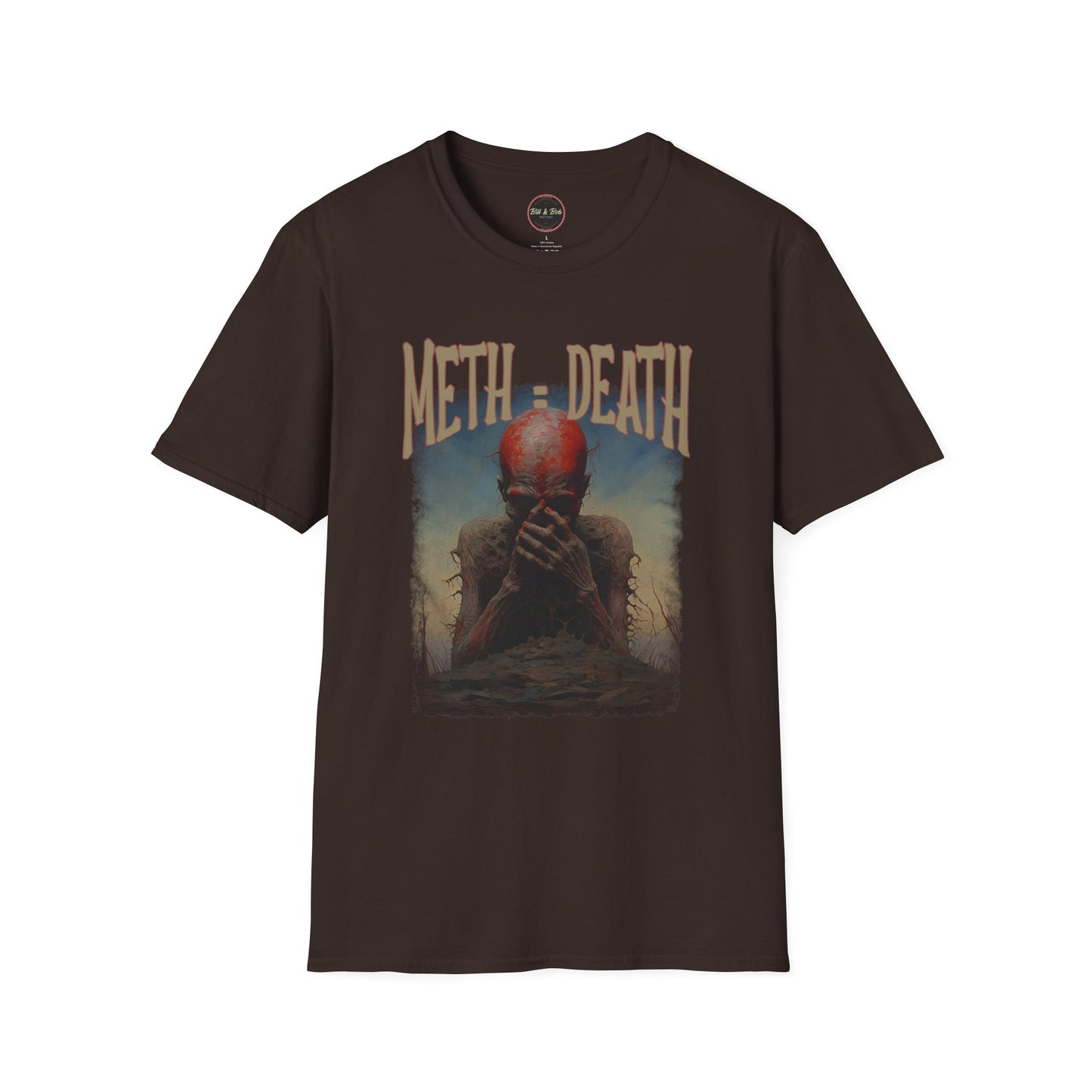 Meth = Death Unisex Softstyle T-Shirt