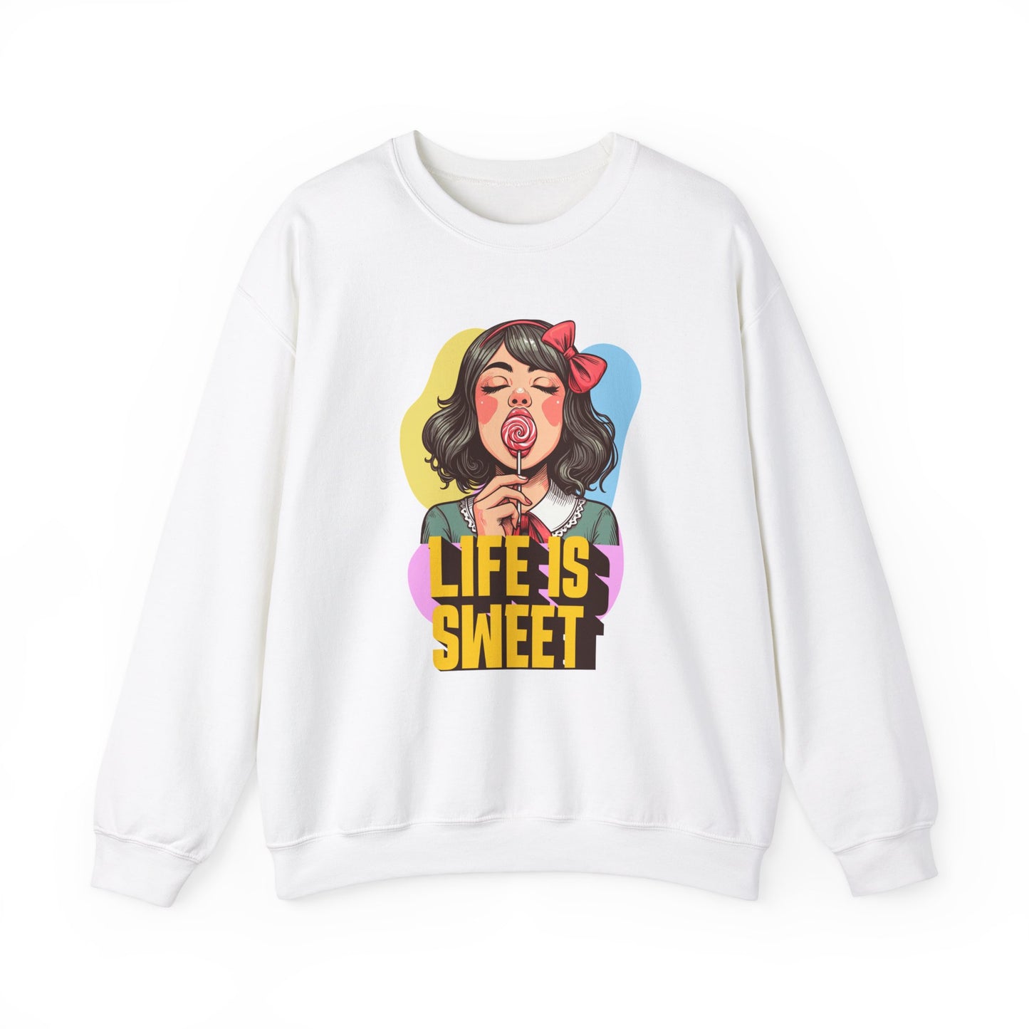 Life is Sweet Unisex Heavy Blend™ Crewneck Sweatshirt