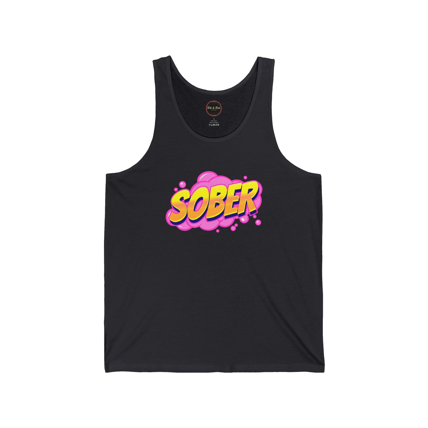 Sober Unisex Jersey Tank