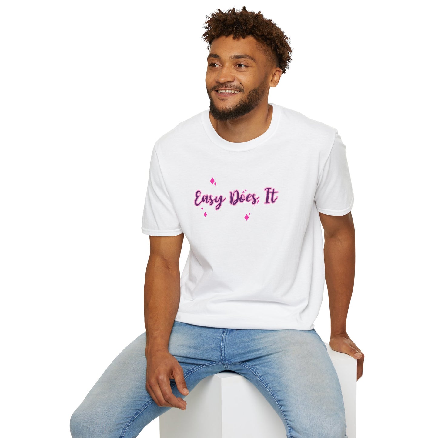 Easy Does It Unisex Softstyle T-Shirt