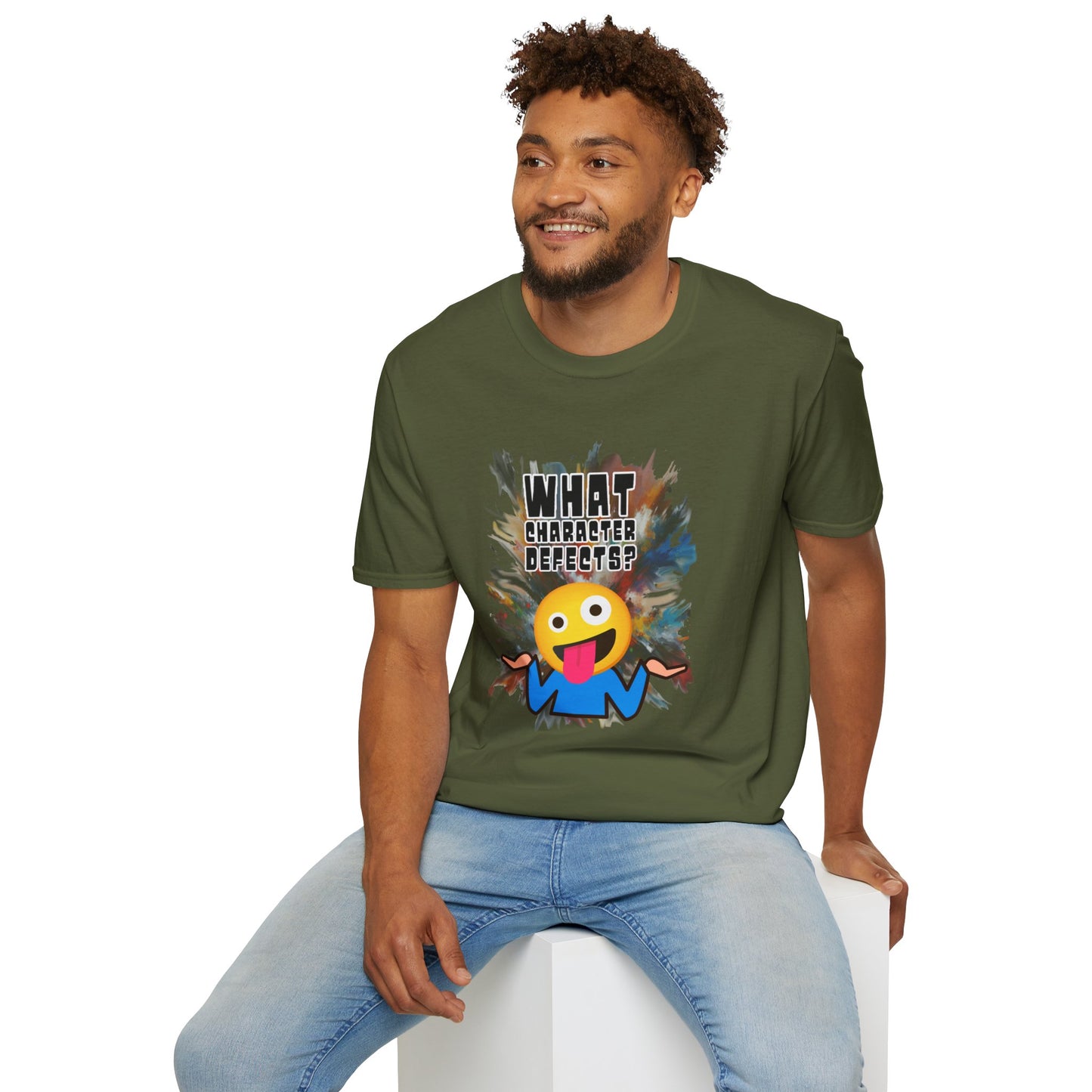 What Character Defects? Unisex Softstyle T-Shirt