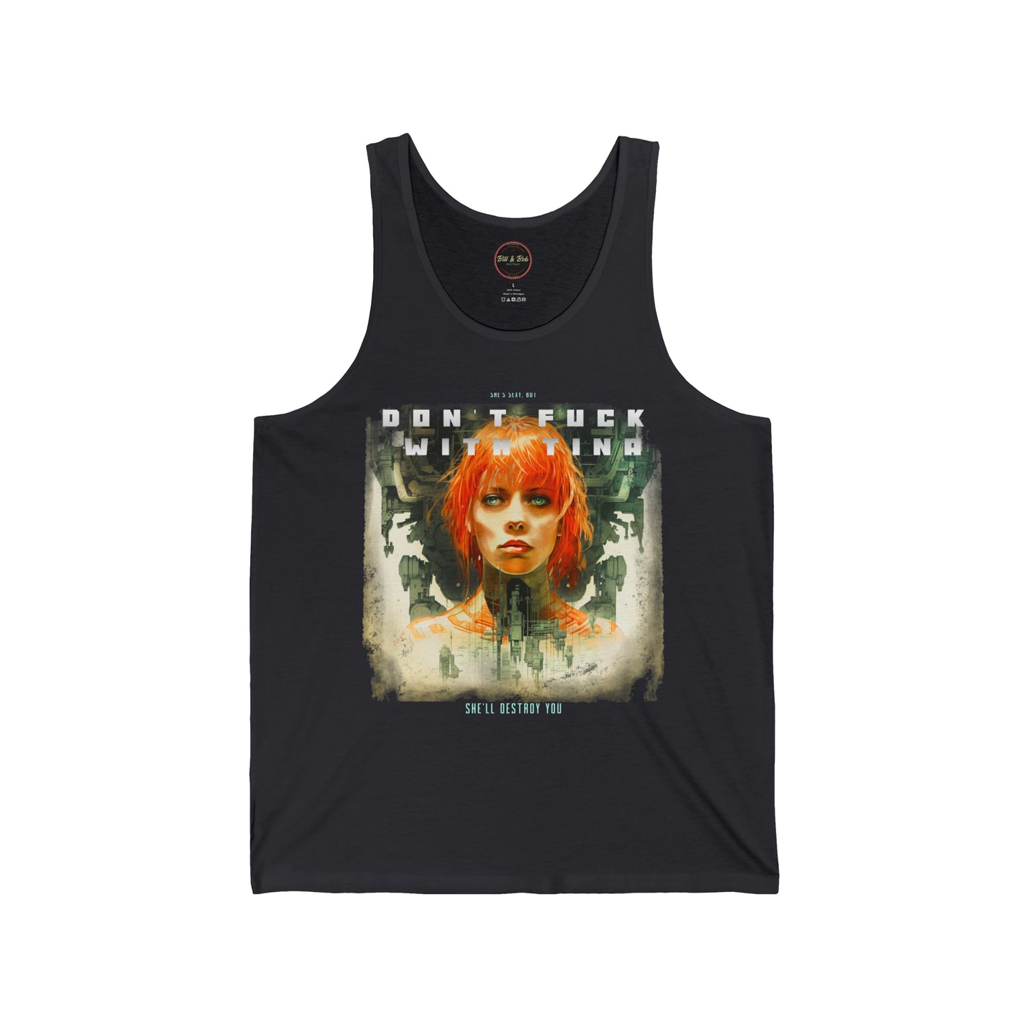 Don't F@ck with Tina Unisex Jersey Tank