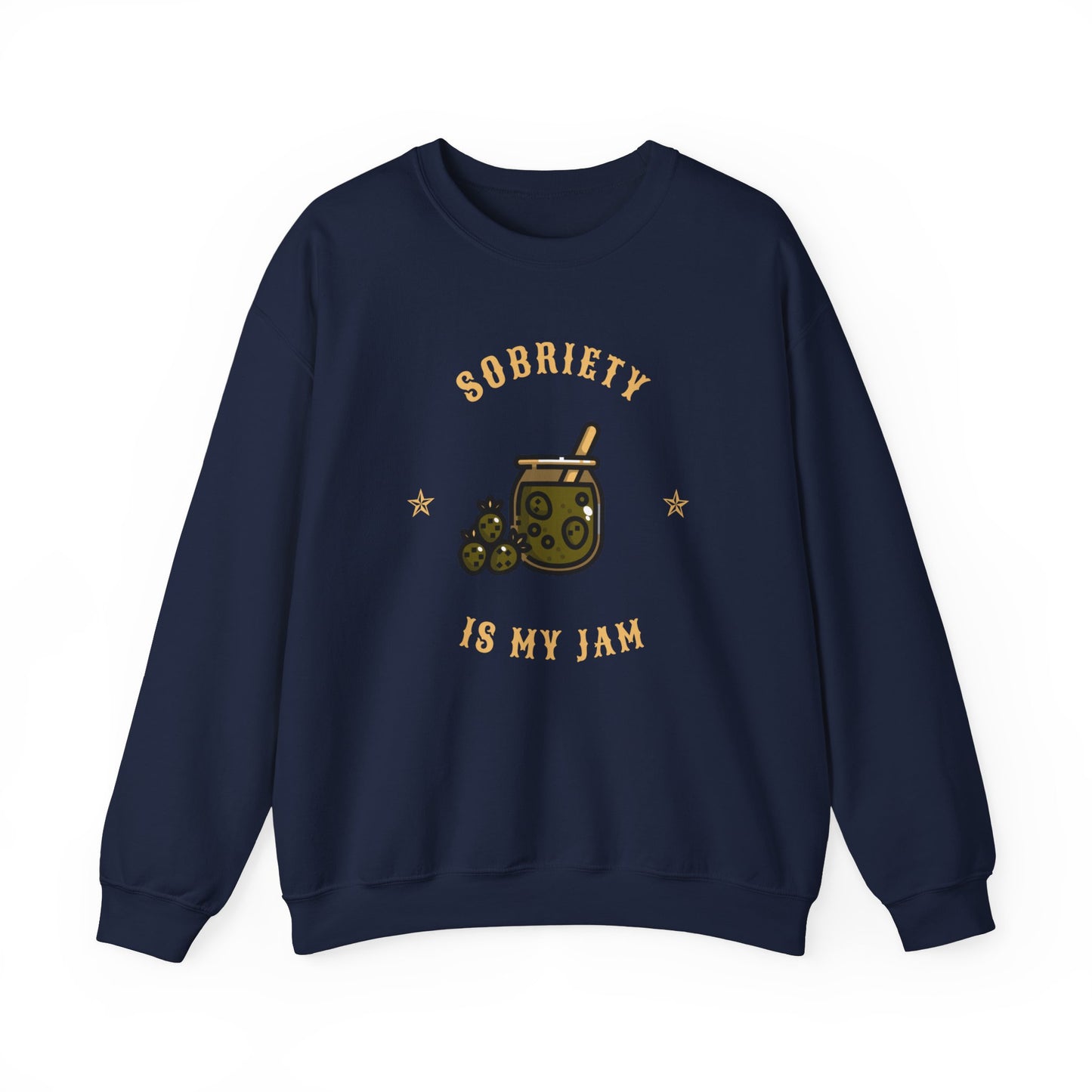 Sobriety is my Jam Unisex Heavy Blend™ Crewneck Sweatshirt