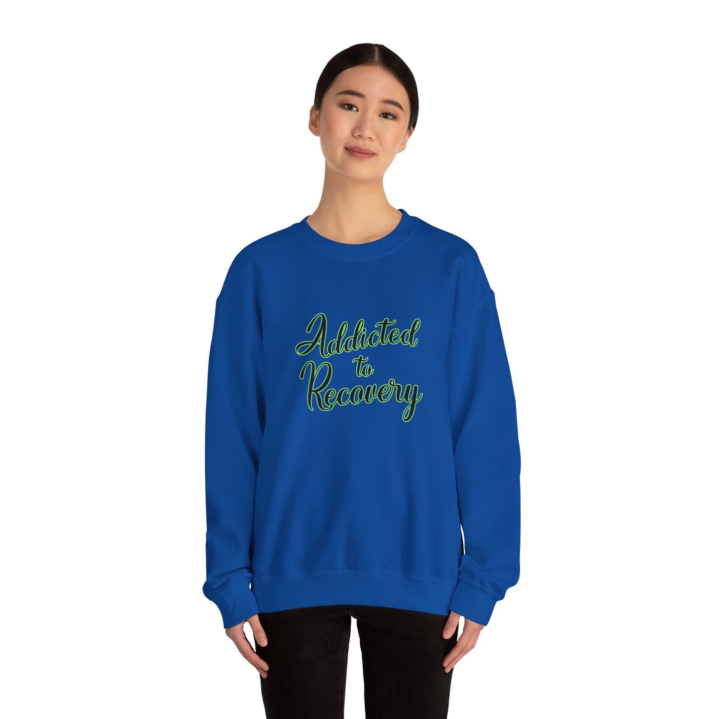 Addicted to Recovery Unisex Heavy Blend™ Crewneck Sweatshirt