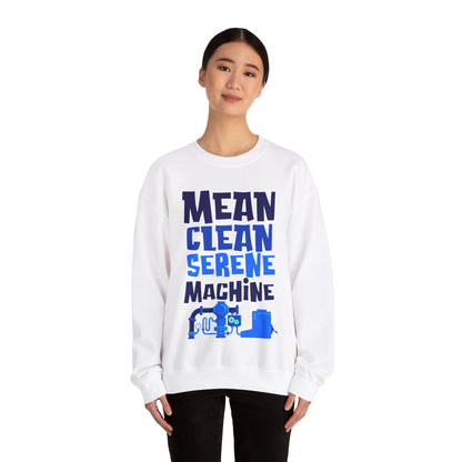 Mean Clean Serene Machine Unisex Heavy Blend™ Crewneck Sweatshirt