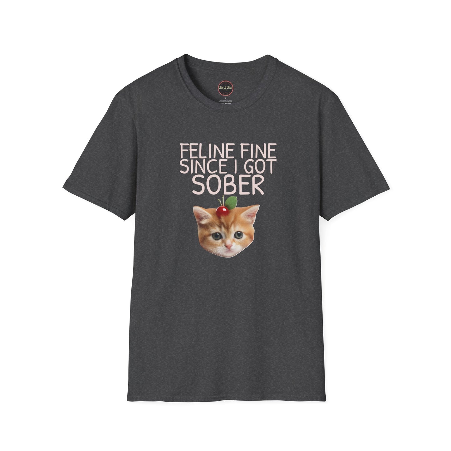 Feline Fine Unisex Softstyle T-Shirt